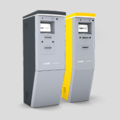 Sistemas de Parking 8 Terminales de entrada vehicular CAME Parkare: quioscos automáticos para emisión de tickets, integrables a sistemas de barreras automáticas y gestión de parqueo inteligente.